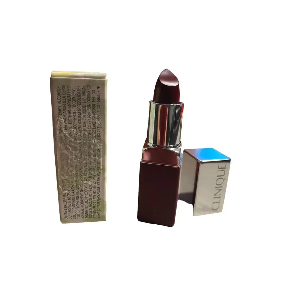 Clinique Pop Matte Lip Colour + Primer 08‎ Bold Pop Lipstick 0.13oz New